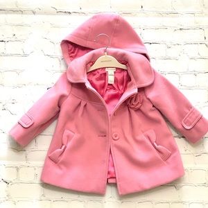 Monsoon Baby Pink Duffle Coat